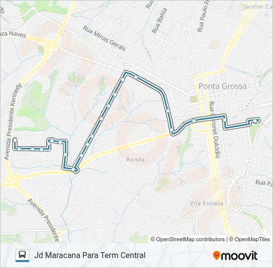 060 JARDIM MARACANÃ Bus Line Map