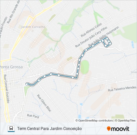 112 JARDIM CONCEIÇÃO bus Line Map