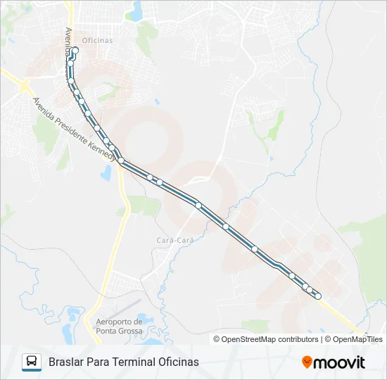069 TERMINAL CENTRAL / TERMINAL OFICINAS Bus Line Map