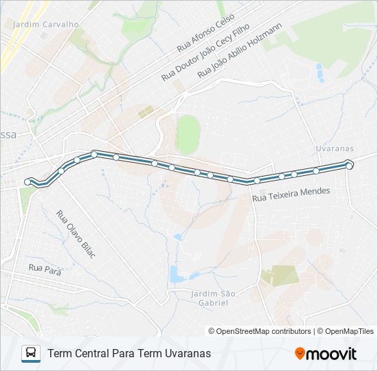 219 terminal central terminal uvaranas Route: Schedules, Stops & Maps ...