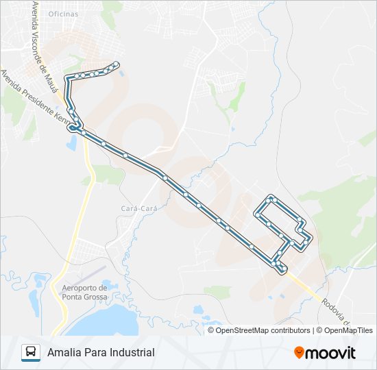 148 JD. AMALIA bus Line Map