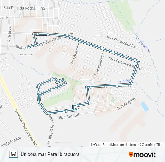 148 JD. AMALIA Bus Line Map