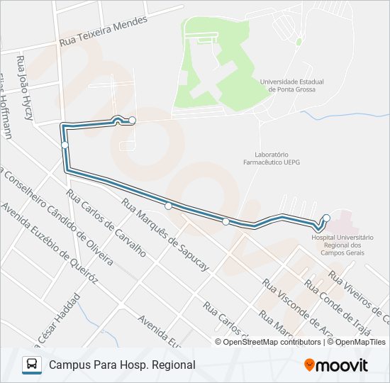 067 UEPG-HU bus Line Map