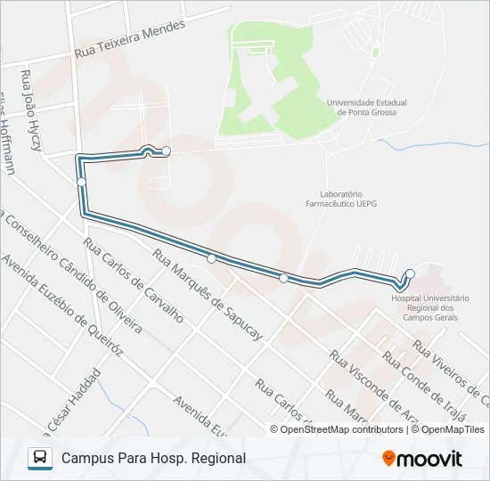 067 UEPG-HU Bus Line Map