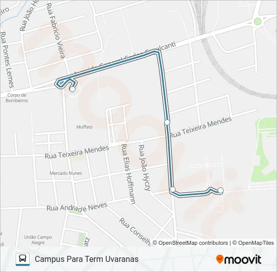 067 UEPG-HU Bus Line Map