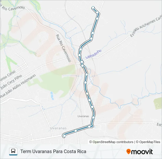 067 UEPG-HU Bus Line Map