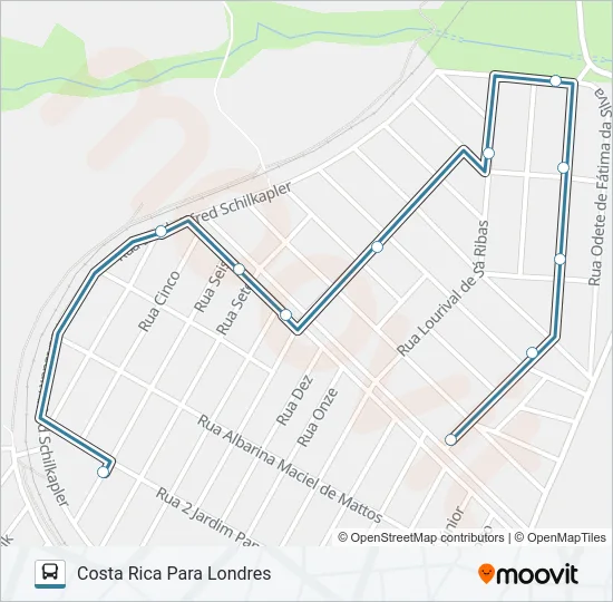 067 UEPG-HU Bus Line Map