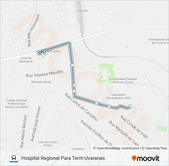 067 UEPG-HU Bus Line Map