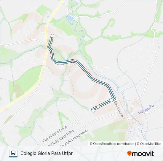050 PLR - UTFPR Bus Line Map