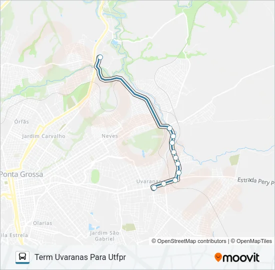 050 PLR - UTFPR Bus Line Map