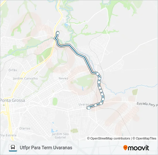 050 PLR - UTFPR Bus Line Map