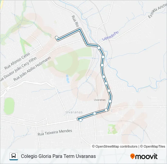 050 PLR - UTFPR Bus Line Map