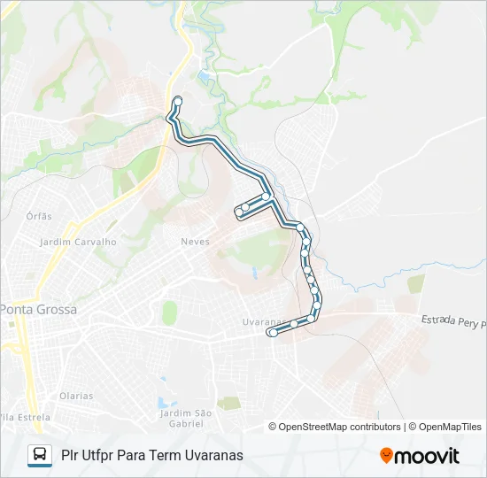 047 INTERBAIRROS Bus Line Map