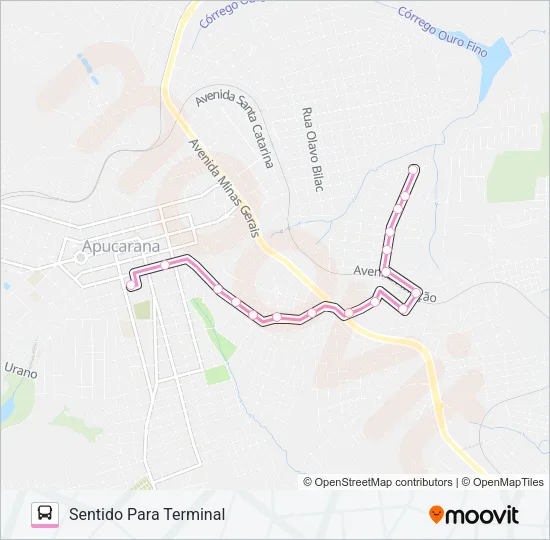 220 JOÃO GOULART Bus Line Map