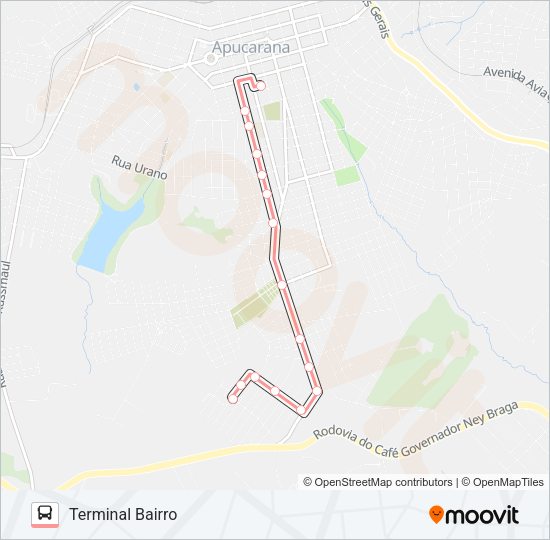 215 JD CATUAI Bus Line Map