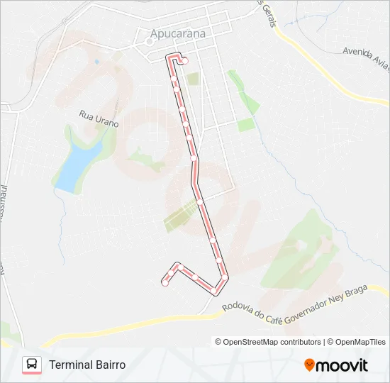 215 JD CATUAI Bus Line Map