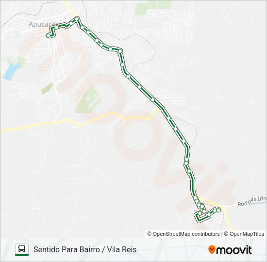 130 VILA REIS Bus Line Map