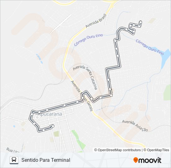 Mapa da linha 150 DOM ROMEU de ônibus