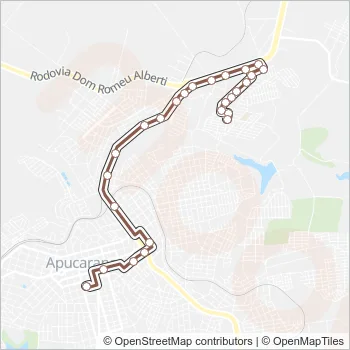 150 DOM ROMEU Bus Line Map