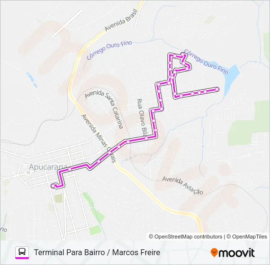 140 MARCOS FREIRE Bus Line Map