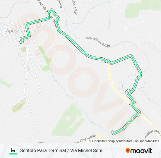 125 ADRIANO CORREIA Bus Line Map