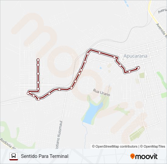 200 JOÃO PAULO Bus Line Map