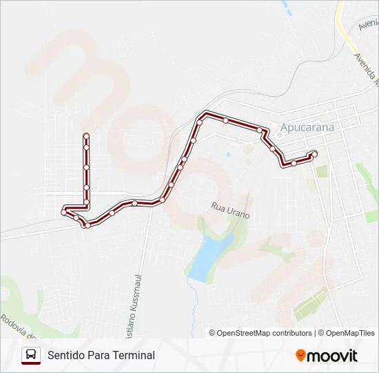 200 JOÃO PAULO Bus Line Map