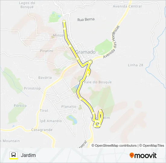 MICRO SELETIVO GRAMADO Bus Line Map