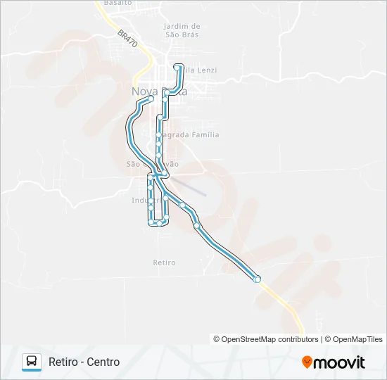 CS605 VIPAL I - RETIRO - CENTRO Bus Line Map