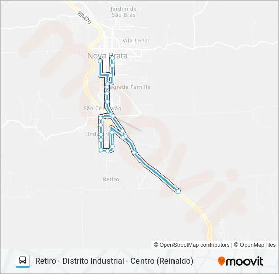 CS505 HOSPITAL - RETIRO - REINALDO Bus Line Map