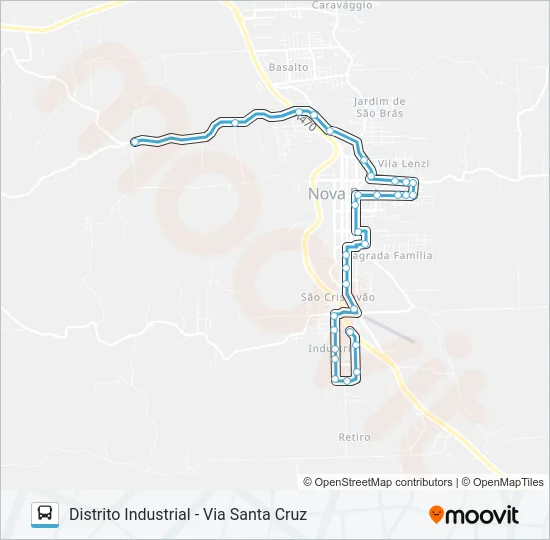OS108 GRAMADO - DISTRITO INDUSTRIAL Bus Line Map