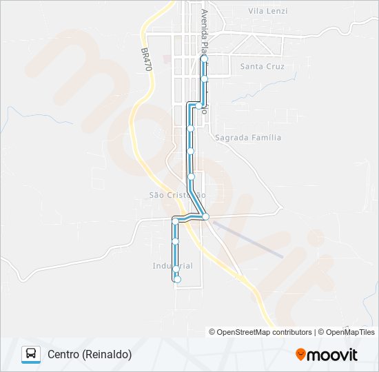 Mapa de SN805 DISTRITO INDUSTRIAL - REINALDO de autobús