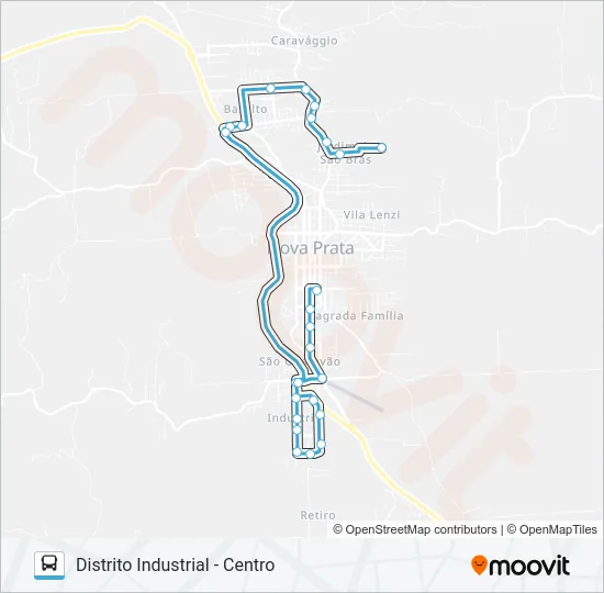CC435 CLIVATTI - DISTRITO INDUSTRIAL - CENTRO Bus Line Map