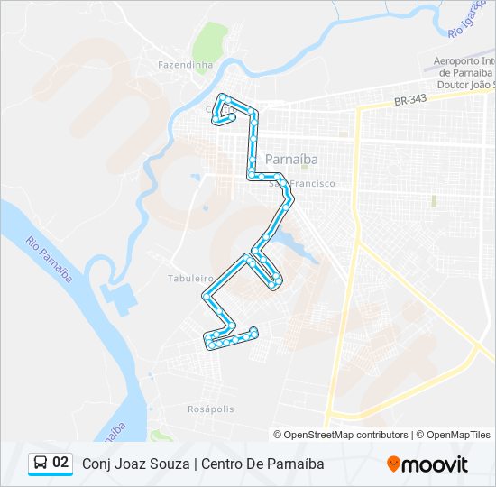 02 bus Line Map