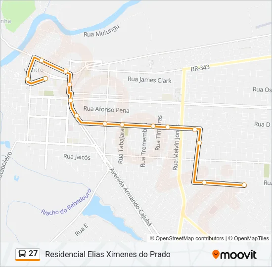 27 Bus Line Map