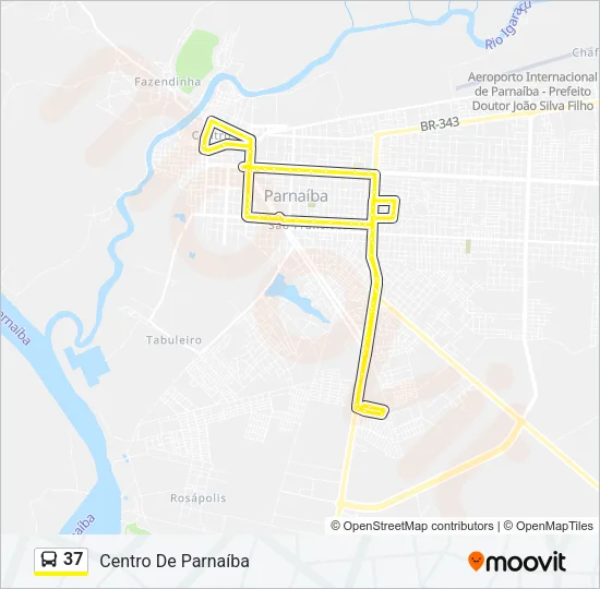 37 Bus Line Map