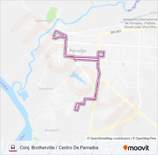PAULISTA I Bus Line Map