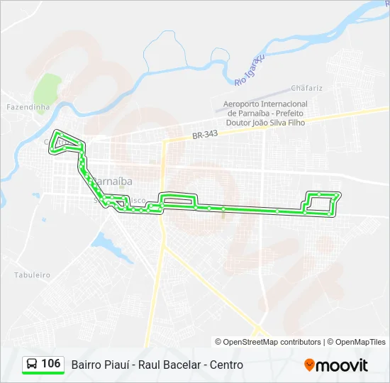 106 Bus Line Map