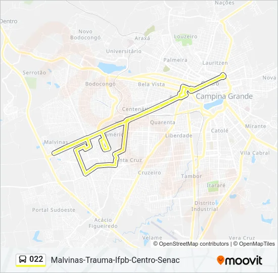 022 Bus Line Map