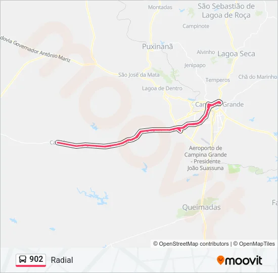 902 Bus Line Map