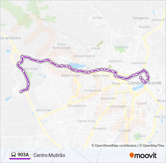 903A bus Line Map