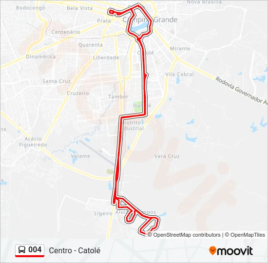 004 Bus Line Map