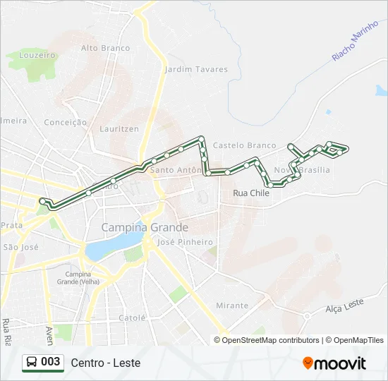 003 Bus Line Map
