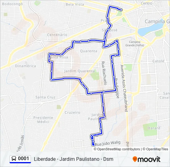 0001 Bus Line Map