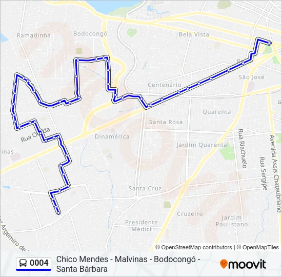 0004 Bus Line Map