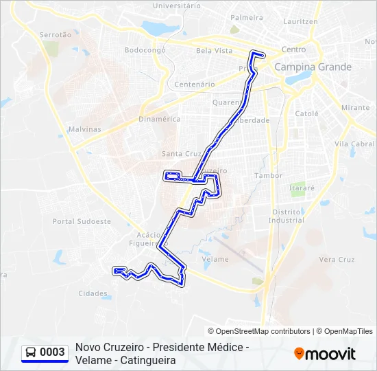 0003 Bus Line Map