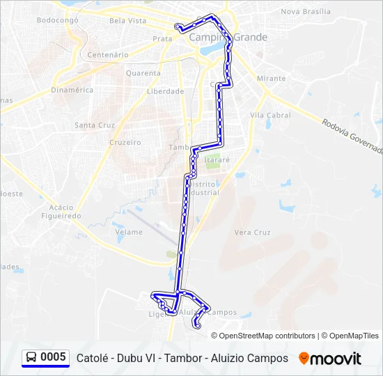 0005 Bus Line Map