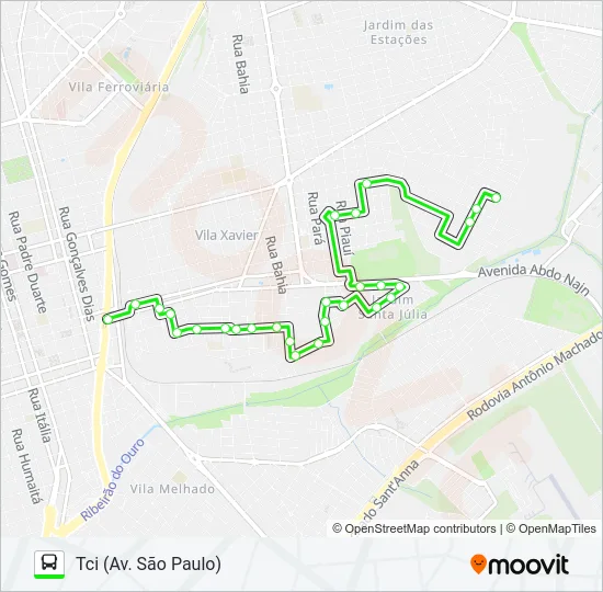 GRAMADO / MELHADO Bus Line Map
