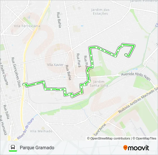 GRAMADO / MELHADO Bus Line Map