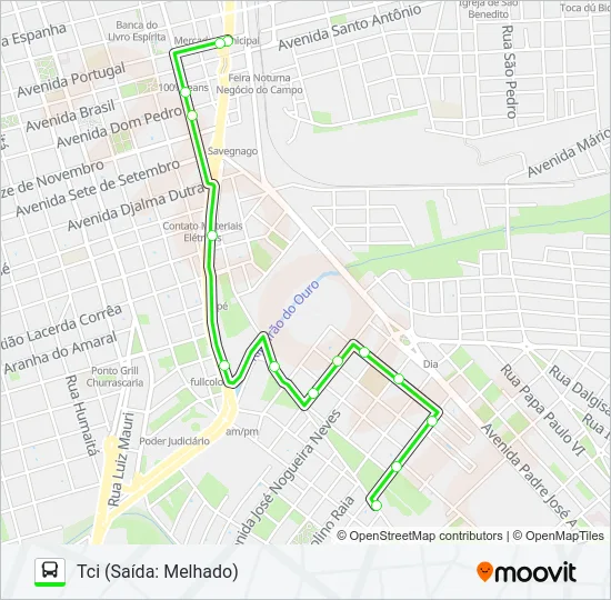 GRAMADO / MELHADO Bus Line Map